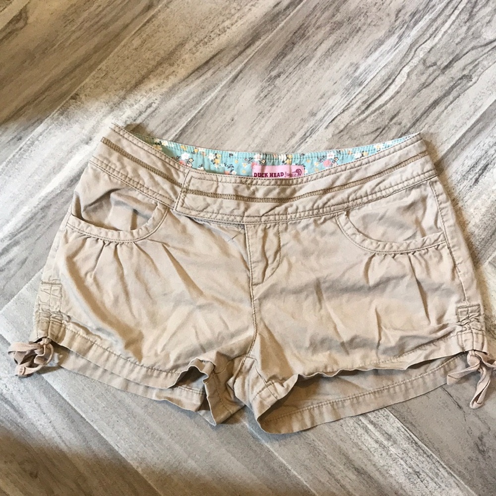 Duck head khaki shorts